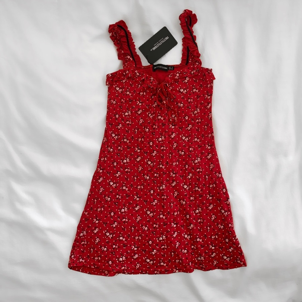 PrettyLittleThing floral mini dress